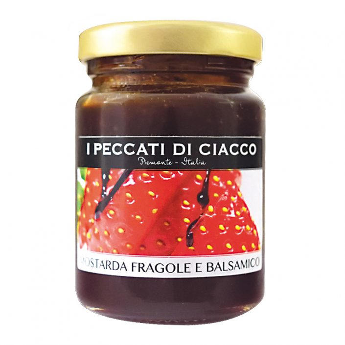 MOSTARDA DI FRAGOLE E BALSAMICO • Strawberry & Balsamic Vinegar Mustard