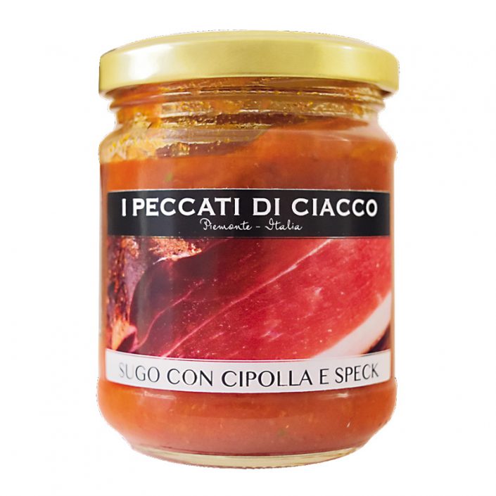 SUGO CIPOLLA E SPECK • Smoked Bacon, Onion & Tomato Sauce