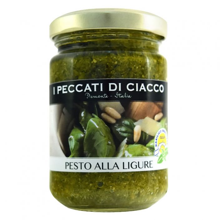 PESTO ALLA LIGURE CON BASILICO GENOVESE DOP • Ligurian Pesto with DOP Genovese Basil