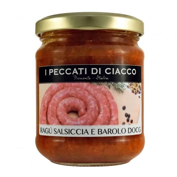 RAGU' SALSICCIA E BAROLO DOCG • Sausage & DOCG Barolo Wine Ragù